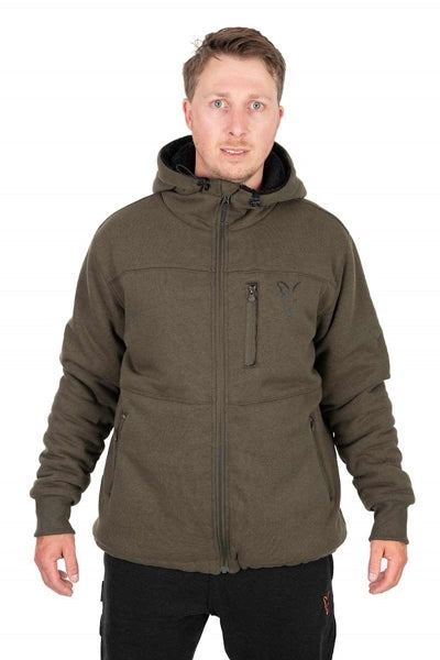 Carica immagine in Galleria Viewer, Fox Collection Sherpa Jacket Green & Black