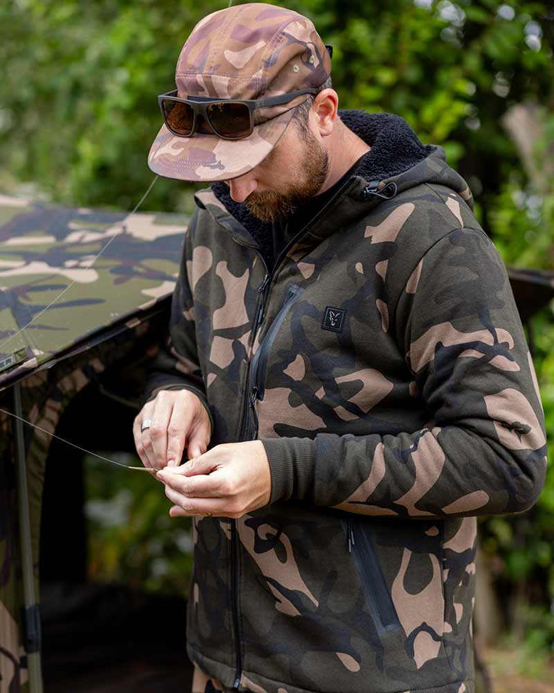 Carica immagine in Galleria Viewer, Fox Camo Full Zip Premium Sherpa 310 Hoodie