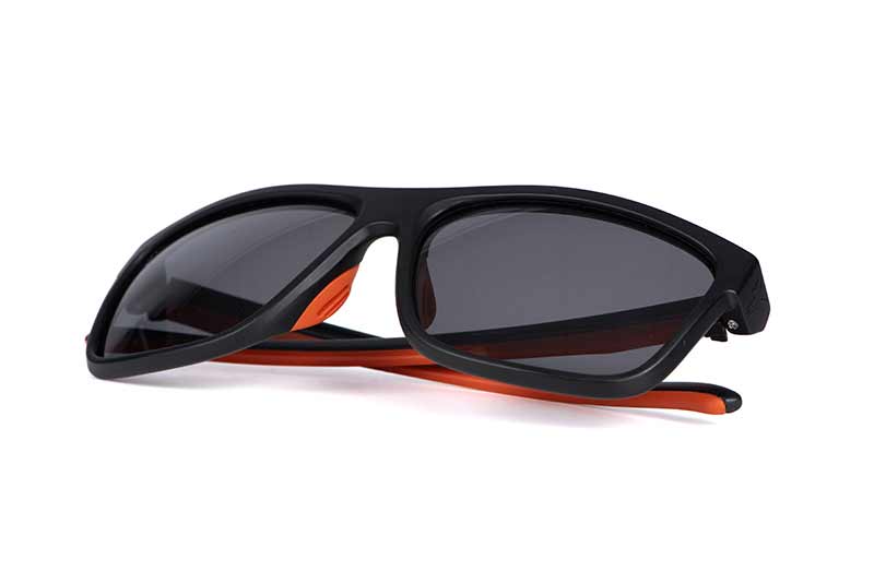 Carica immagine in Galleria Viewer, Fox Collection Black & Orange Shades – Grey Lens