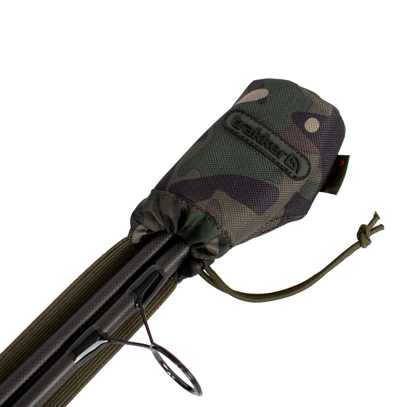 Carica immagine in Galleria Viewer, Trakker NXC Camo Elasticated Tip Protectors - Protezioni Elastiche per Cime Canne