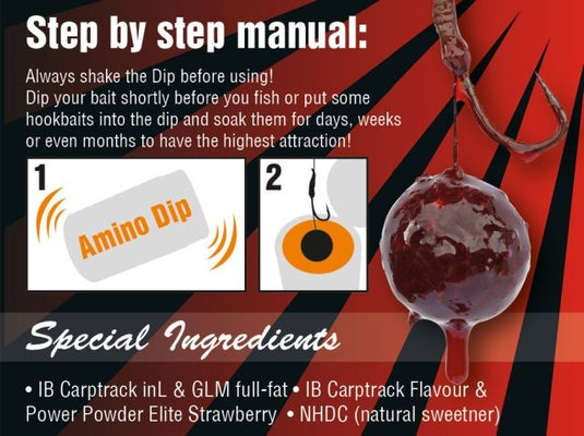 Ib Carptrack Amino Dip Elite Strawberry - 150ml