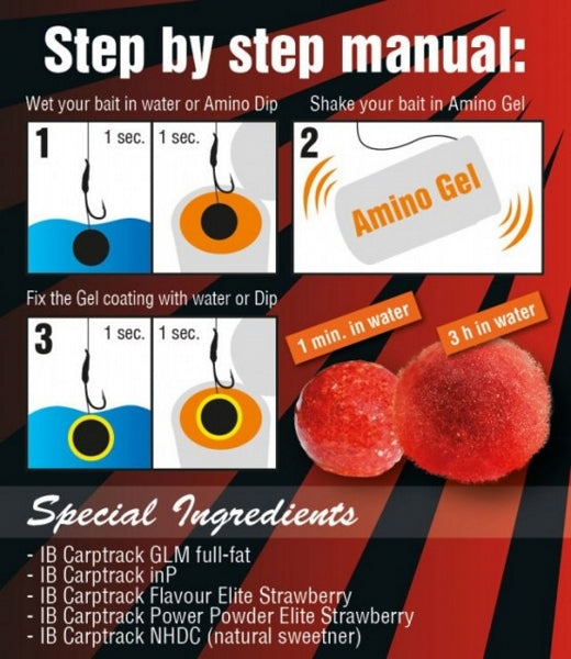 Ib Carptrack Amino Gel Elite Strawberry - 100gr