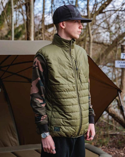 Carica immagine in Galleria Viewer, Fox Olive Quilted 100 Gilet