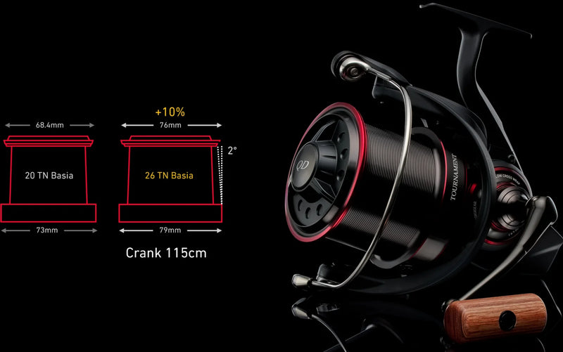 Laden Sie das Bild in Galerie -Viewer, DAIWA Tournament Basia 45 SCW QD - Mulinello Big Pit Carpfishing