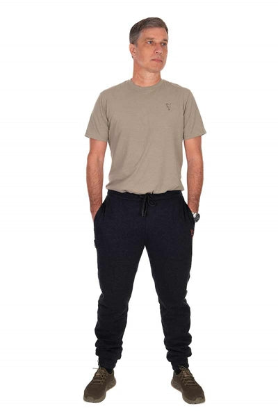 Carica immagine in Galleria Viewer, Fox Collection Sherpa Joggers Black/Orange
