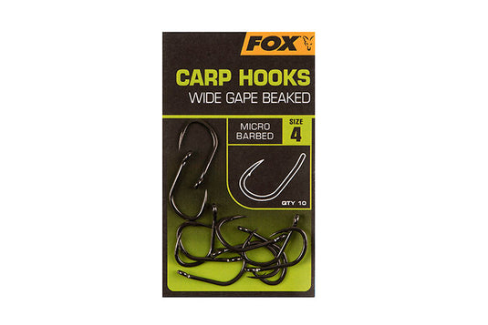 Fox Carp Hooks Wide Gape