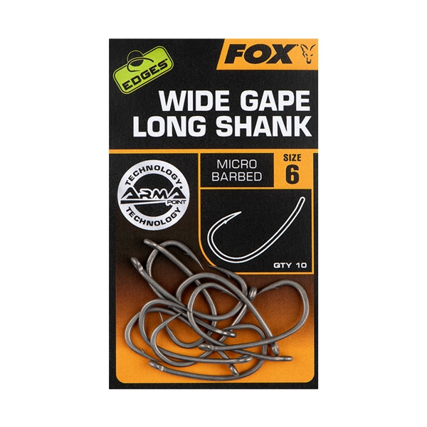 Carica immagine in Galleria Viewer, Fox Edges Super Wide Gape Long Shank