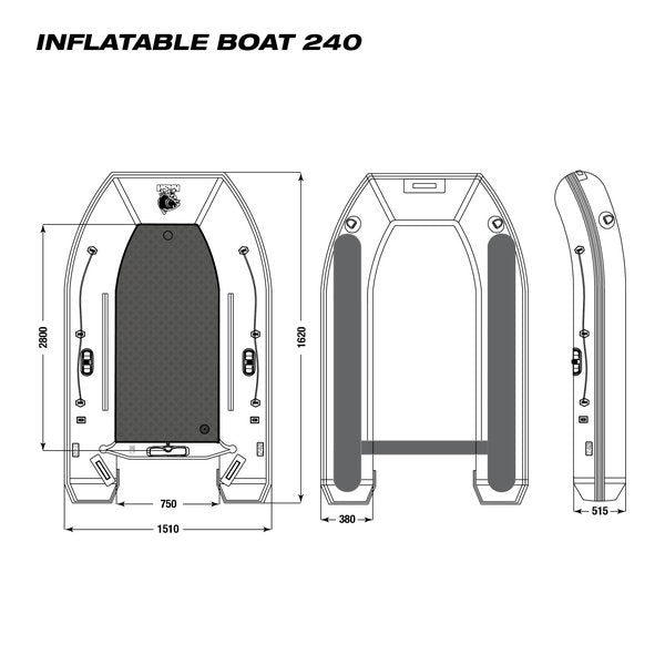 Carica immagine in Galleria Viewer, Kevin Nash Boat Life Inflatable Boats 240