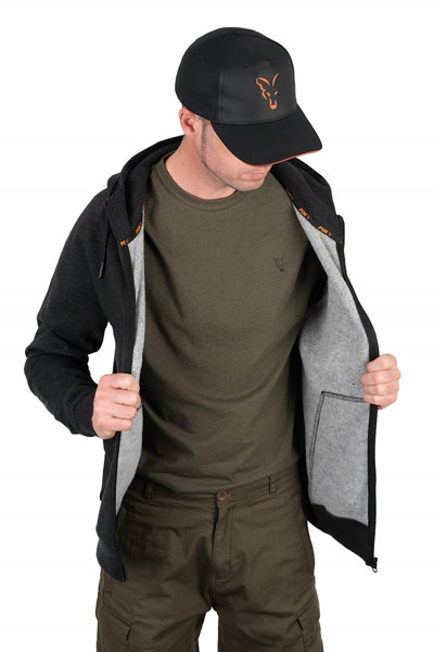 Carica immagine in Galleria Viewer, Fox Collection Lw Hoody Black & Orange
