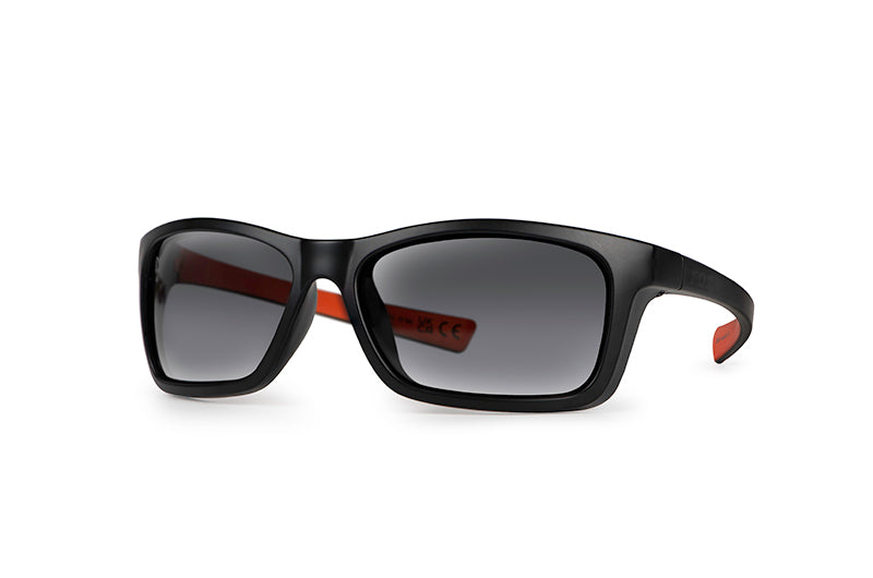 Carica immagine in Galleria Viewer, Fox Collection Wraps Black/Orange - Grey Lens