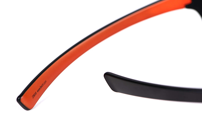 Carica immagine in Galleria Viewer, Fox Collection Wraps Black/Orange - Grey Lens