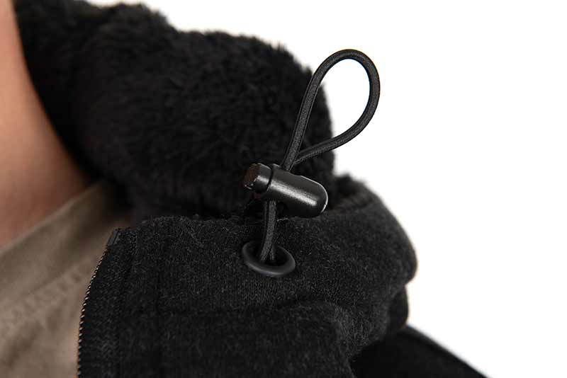 Carica immagine in Galleria Viewer, Fox Collection Sherpa Jacket Black & Orange