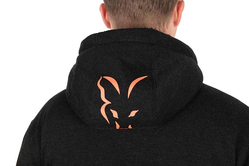 Carica immagine in Galleria Viewer, Fox Collection Sherpa Jacket Black & Orange