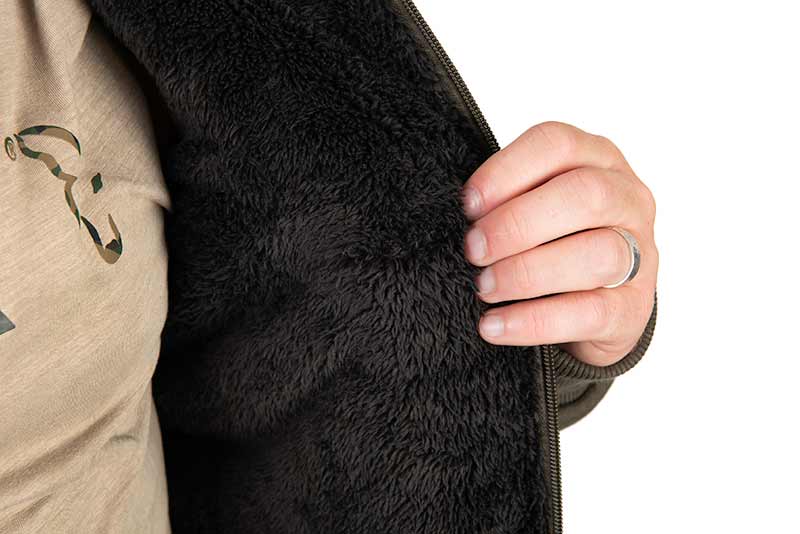 Carica immagine in Galleria Viewer, Fox Collection Sherpa Jacket Green & Black