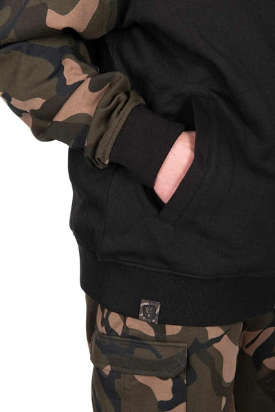 Carica immagine in Galleria Viewer, Fox Lw Black/Camo Split Zip Hoody