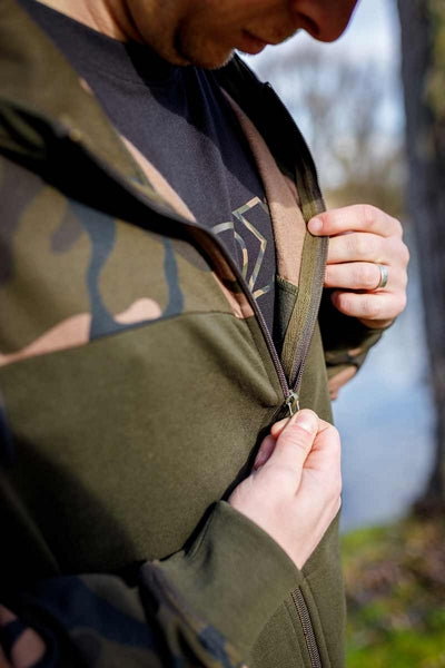 Carica immagine in Galleria Viewer, Fox Lw Khaki/Camo Split Zip Hoody