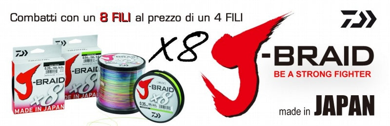 Carica immagine in Galleria Viewer, Daiwa J-Braid X8 - 300mt