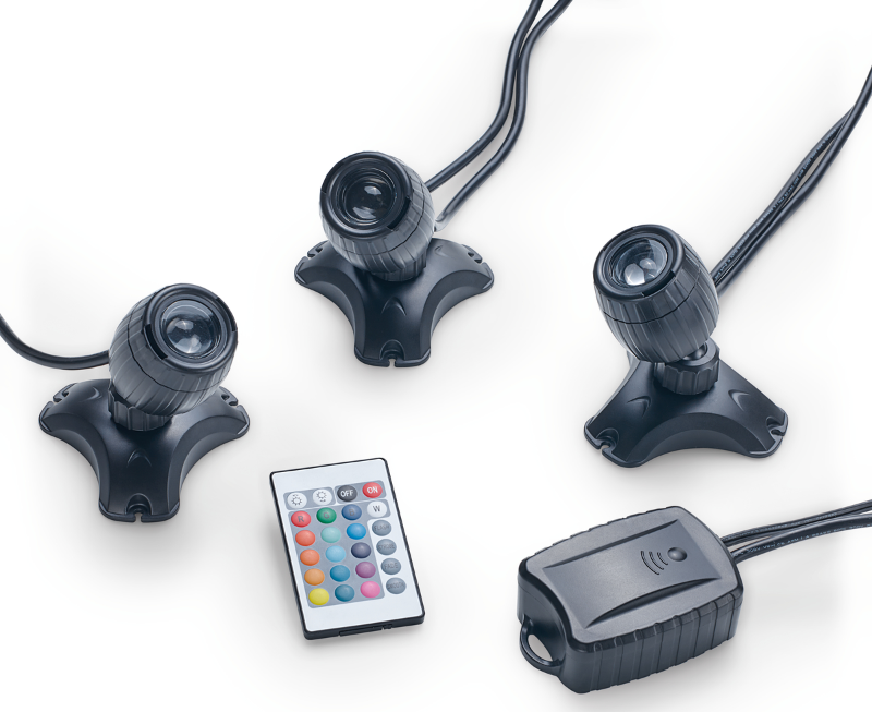 Carica immagine in Galleria Viewer, Pontec PondoStar LED RGBW Set 3 - Faretti per Laghetto e Giardino