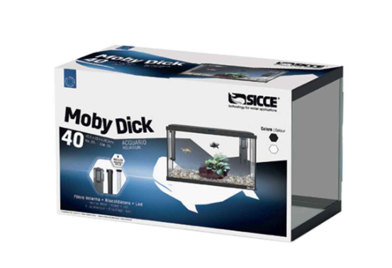 Carica immagine in Galleria Viewer, Sicce Moby Dick 40 Nero - Acquario Completo
