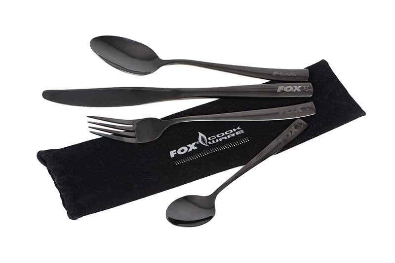 Carica immagine in Galleria Viewer, Fox Cookware Black Stainless Cutlery Set