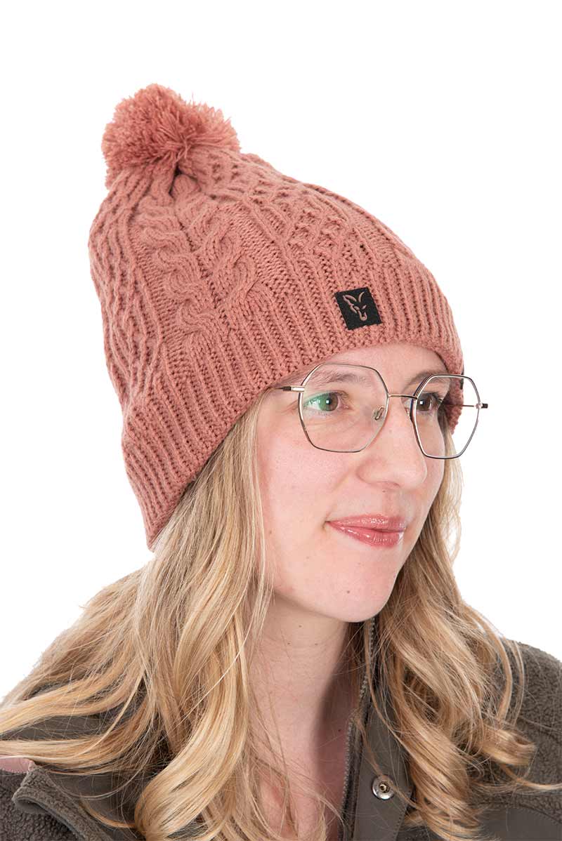 Carica immagine in Galleria Viewer, Fox Ladies Knitted Bobble Hat - Cappello a Pompon da Donna