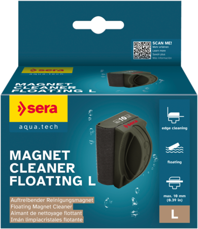 Carica immagine in Galleria Viewer, Sera Magnet Cleaner Floating L - Calamita Galleggiante per Vetri
