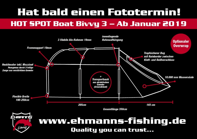 Carica immagine in Galleria Viewer, Ehmanns Hot Spot Boat Bivvy - Generation 3