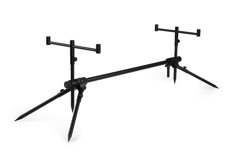 Carica immagine in Galleria Viewer, Fox Black Label Slim 3 Rod Pod Complete + Bag