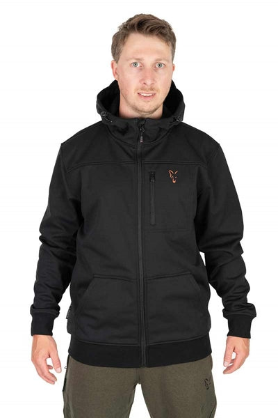Carica immagine in Galleria Viewer, Fox Collection Soft Shell Jacket Black & Orange