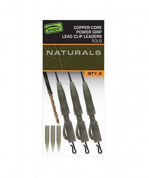 Fox Edges Naturals Copper Core Lead Clip Leaders