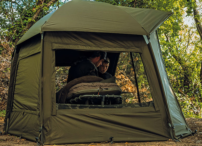 Carica immagine in Galleria Viewer, BUNDLE Fox Frontier XD + Inner Dome (Capsula Interna) + Camo Mozzy Mesh + Overwrap (Sovratelo)