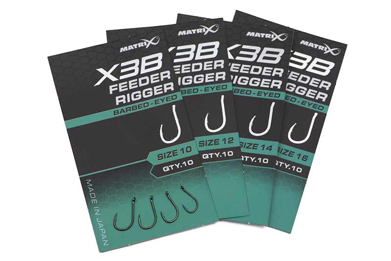 Carica immagine in Galleria Viewer, Matrix X3B - Feeder Rigger Hooks Barbed Eyed