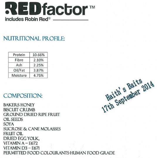 Haith's Original Red Factor - 1kg