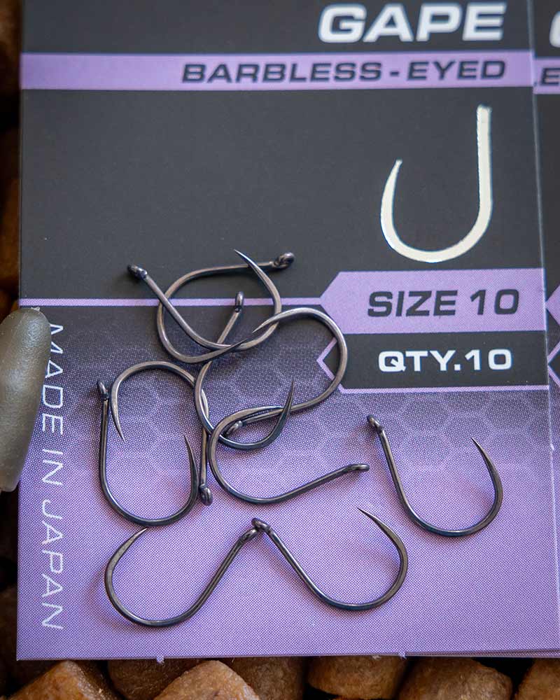 Chargez l'image dans la visionneuse de la galerie, Matrix X9 - Carp Wide Gape Hooks Barbless Eyed
