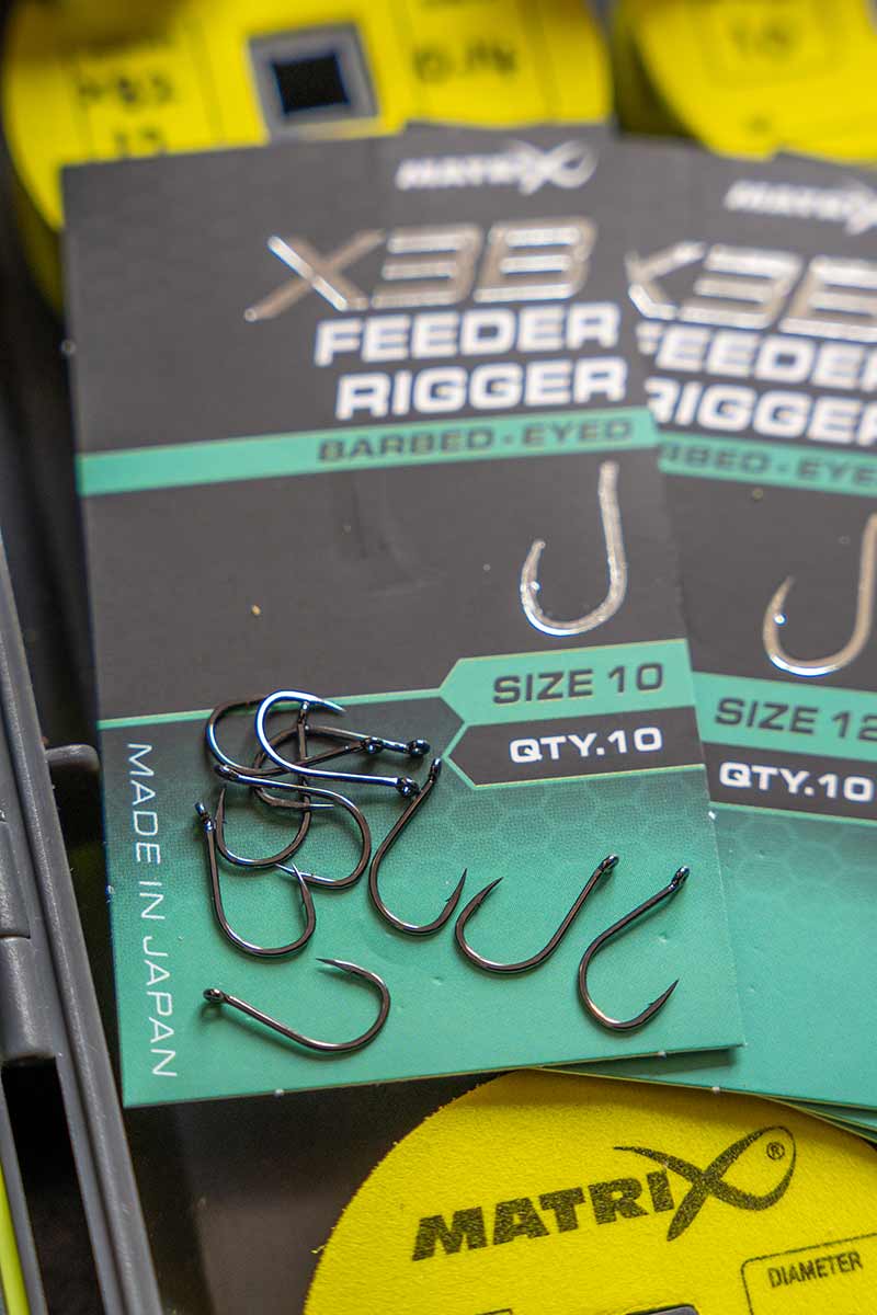 Carica immagine in Galleria Viewer, Matrix X3B - Feeder Rigger Hooks Barbed Eyed