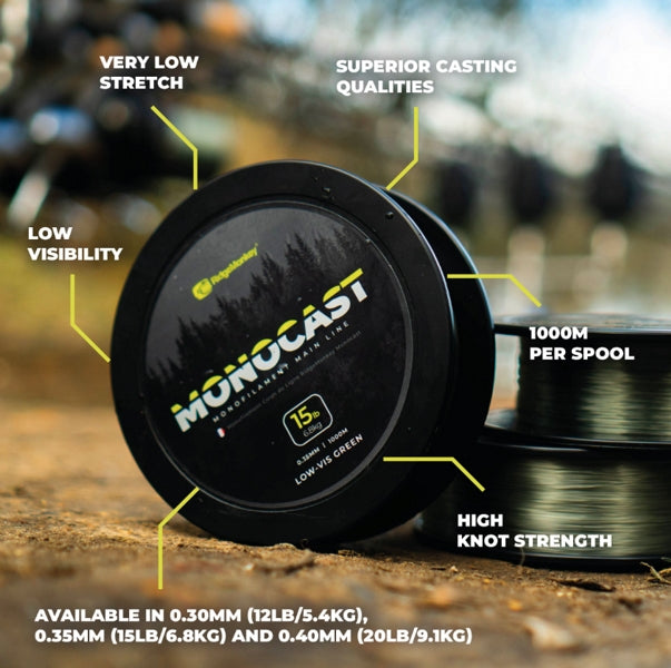 Load image into Gallery viewer, Ridge Monkey Monocast Monofilament Main Line