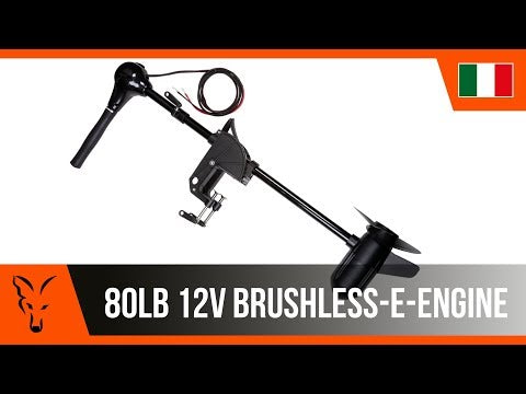 Carica e riproduci video in Gallery Viewer, Fox 80lb Brushless Electric Motor 12V - Motore Elettrico per Barche