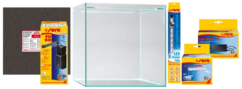 Laden Sie das Bild in Galerie -Viewer, Sera Scaper Cube 64L Starter Kit - Acquario Completo