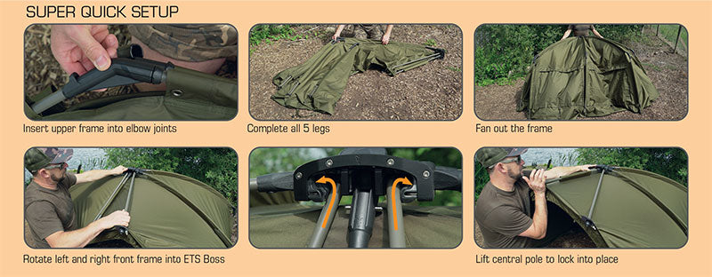 Carica immagine in Galleria Viewer, BUNDLE Fox Frontier XD + Inner Dome (Capsula Interna) + Camo Mozzy Mesh + Overwrap (Sovratelo)