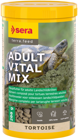 sera Tortoise Adult Vital Mix - Mangime Completo per Tartarughe Terrestri Adulte