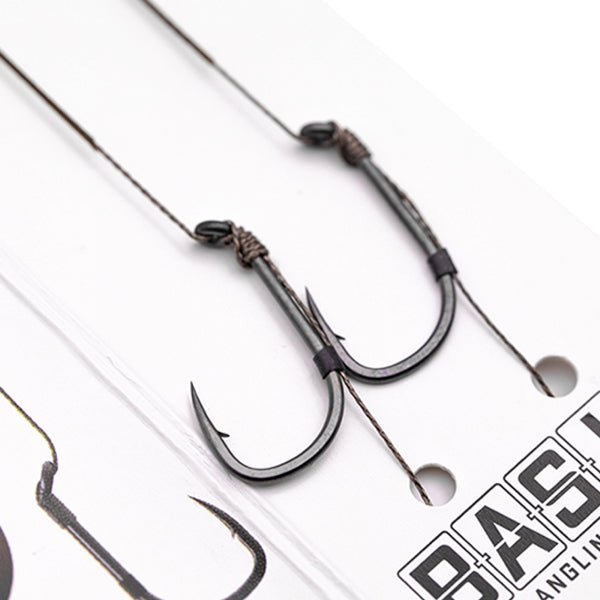 Korda Basix Hair Rigs Wide Gape - Micro Barbed
