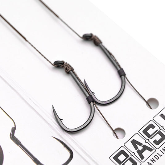 Korda Basix Hair Rigs Wide Gape - Micro Barbed
