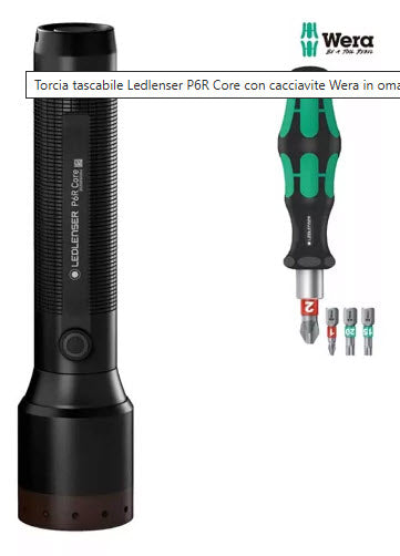 Led Lenser P6r Core & Wera