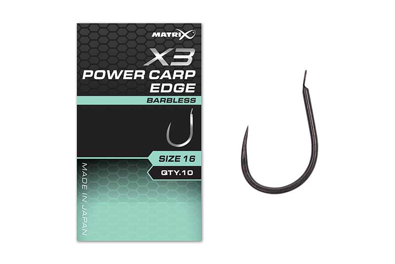 Chargez l'image dans la visionneuse de la galerie, Matrix X3 - Power Carp Edge Hooks Barbless Spade
