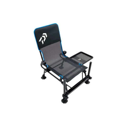 Daiwa Slide Tray Feeder Chair - Sedia da Pesca con Vassoio Scorrevole