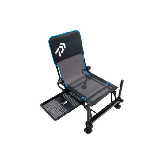 Daiwa Slide Tray Feeder Chair - Sedia da Pesca con Vassoio Scorrevole