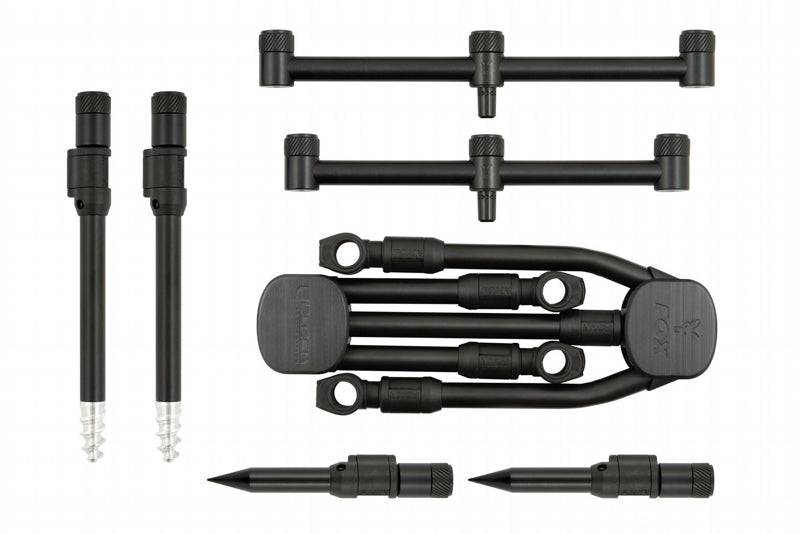 Carica immagine in Galleria Viewer, Fox Black Label Qr 3 Rod Pod Complete
