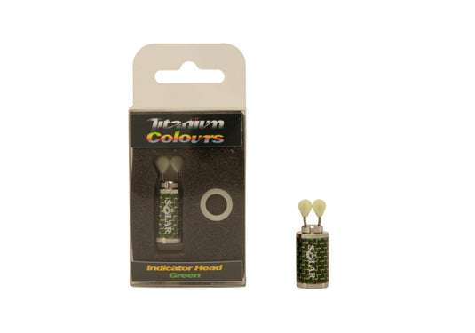 Solar Titanium Carbon Colours Indicator Heads - Green