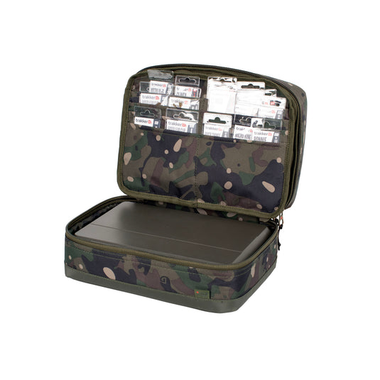 Trakker NXC Camo Rig-R Box - Stazione Montaggio Terminali con Vassoio Magnetico EVA