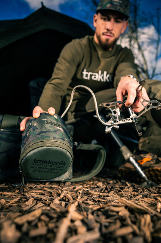 Trakker NXC Camo Gas Canister Cover - Custodia Termica per Bombola Gas 450g